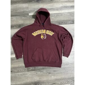 J America Burgundy Northern State Wolves Hoodie Sweatshirt College - Men’s XL